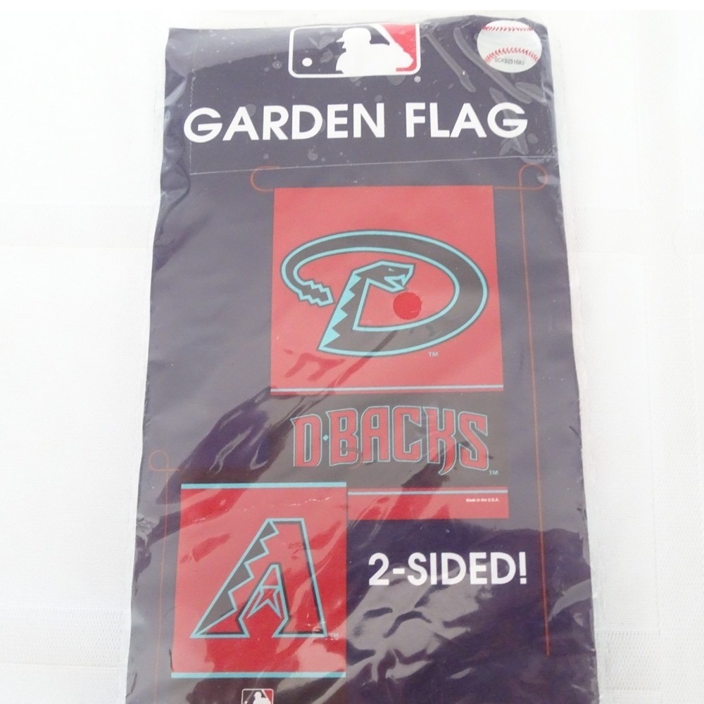 WinCraft MLB Arizona Diamondback Garden Flag. 12"x18" double sided. New